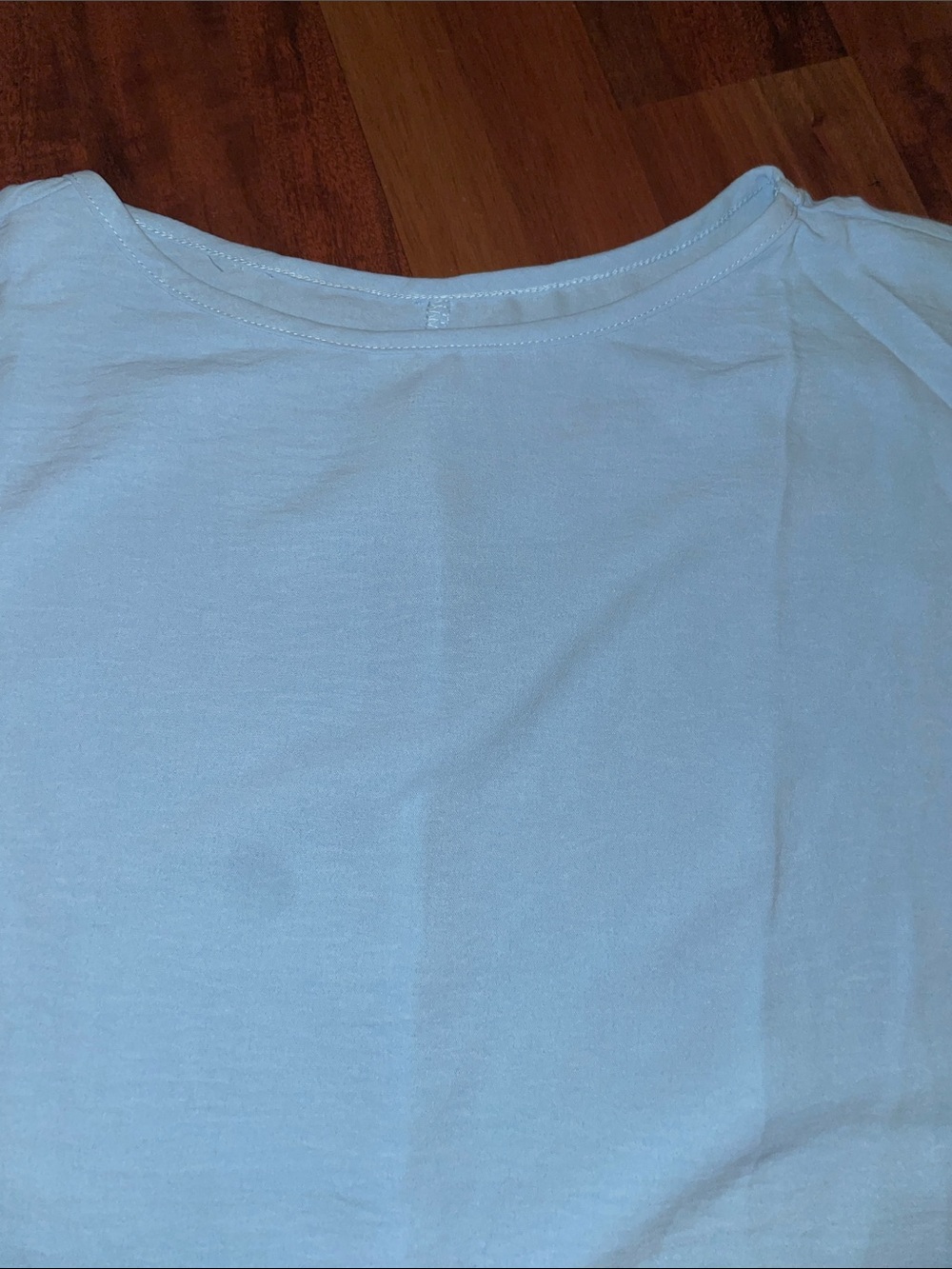 Pale Blue Knit One High Low Curved Hem Tunic Dress OS